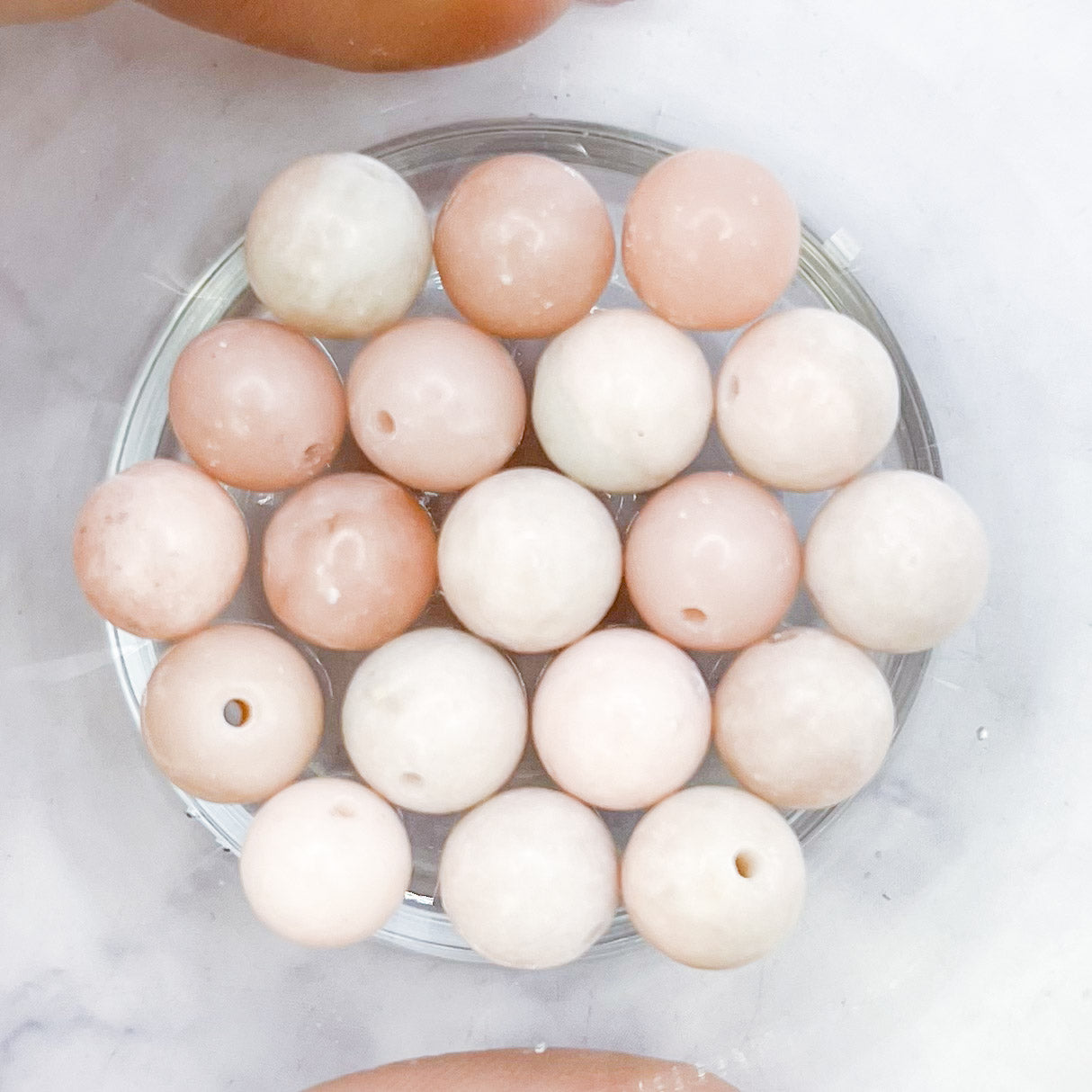 8mm Pink Opal Bead Pack (10 Beads) K5