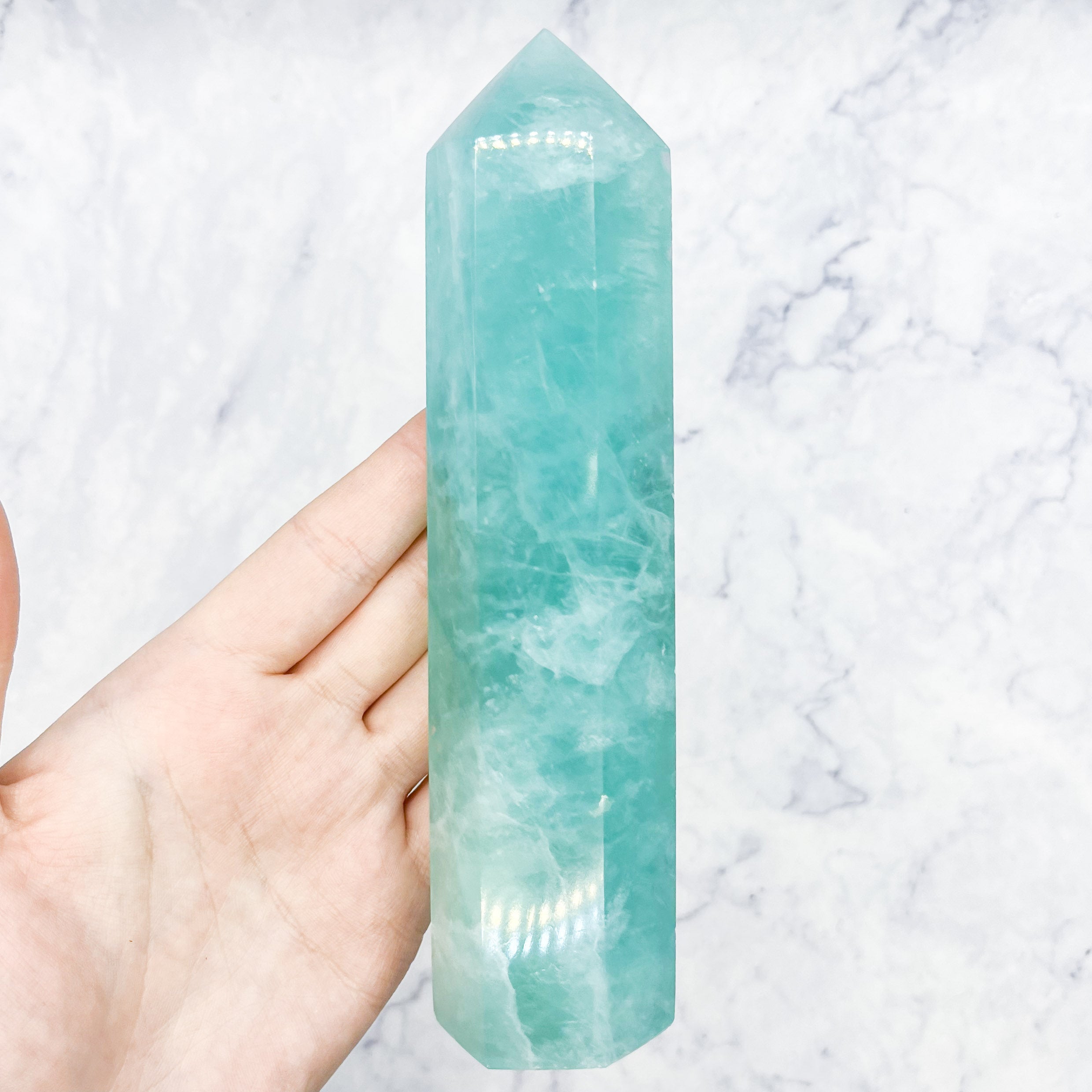 Green Fluorite Large Towers B93