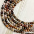 6mm Petrified Wood Bead Strand P16
