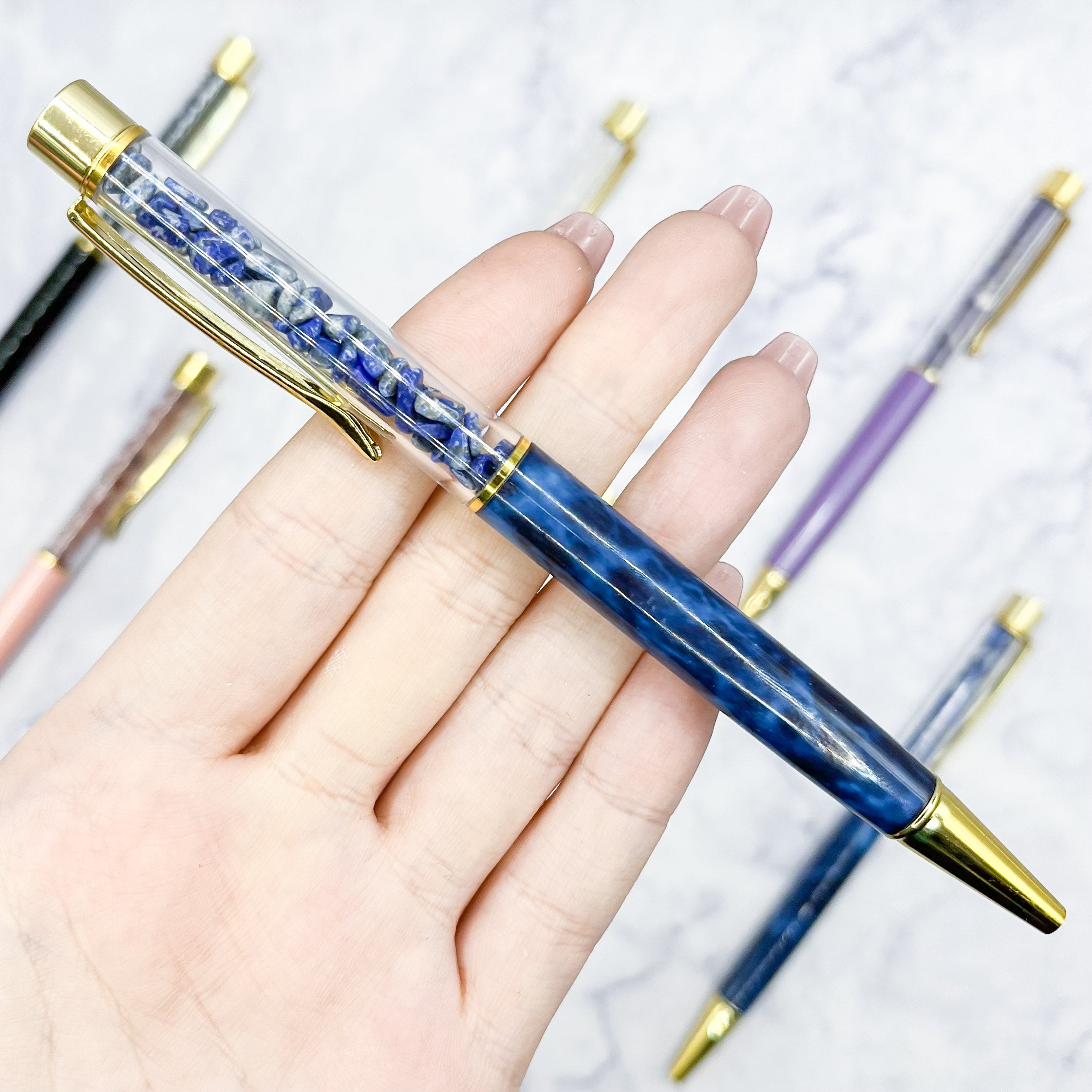 Lapis Lazuli TieDye Pen L10