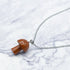 25mm Red Jasper Mushroom Pendant C8