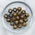 6mm Antique Copper Stripe Spacer Bead Pack M3