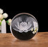2.25-Inch Glass Sphere with Internal Lotus N15