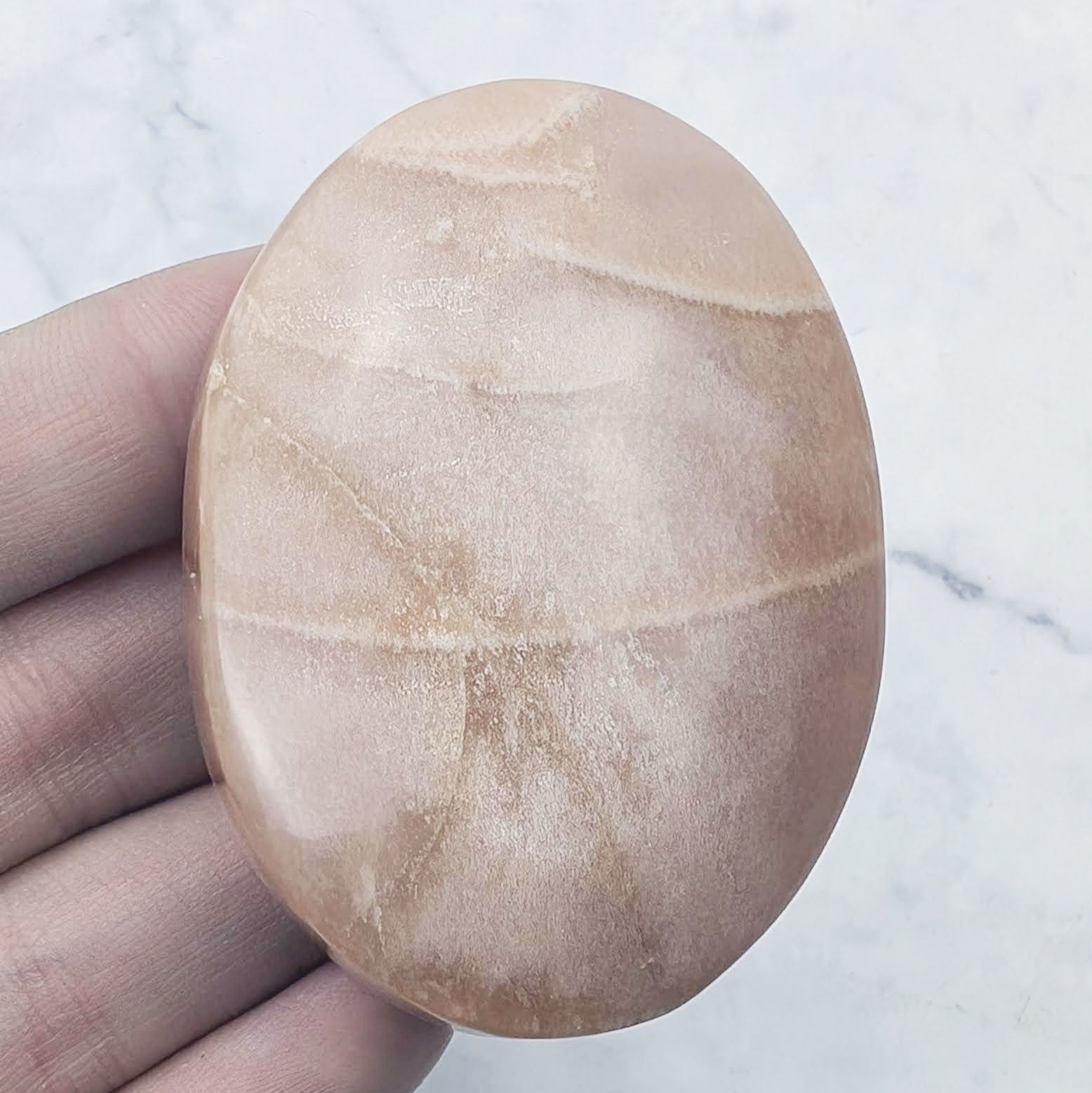 2 Inch Sunstone Palmstone N24