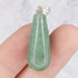 28mm Green Aventurine Teardrop Pendant Z4