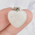 18mm Clear Quartz Puffy Heart Pendant T3