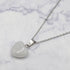 18mm Clear Quartz Puffy Heart Pendant T3