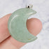 29mm Green Aventurine Moon Pendant G6