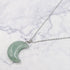 29mm Green Aventurine Moon Pendant G6