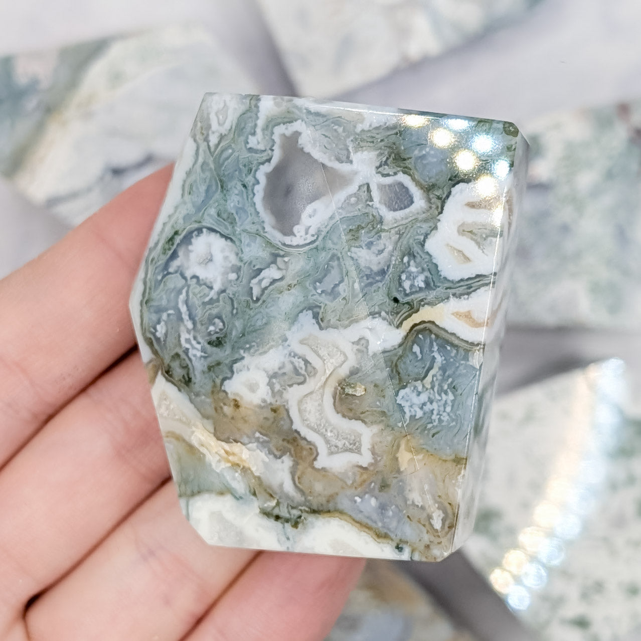 Pink Tree Agate Free Form G21