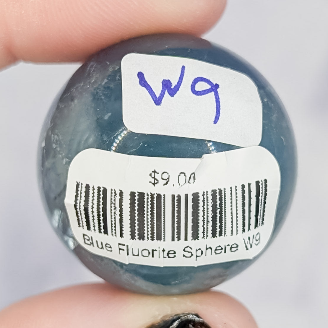 Blue Fluorite Sphere W9