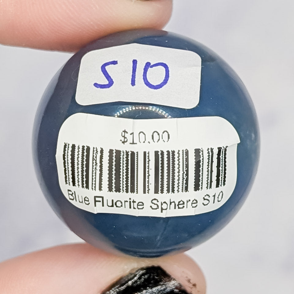 Blue Fluorite Sphere S10