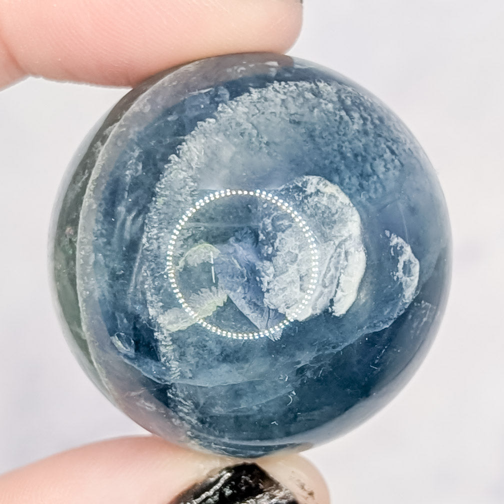 Blue Fluorite Sphere R14