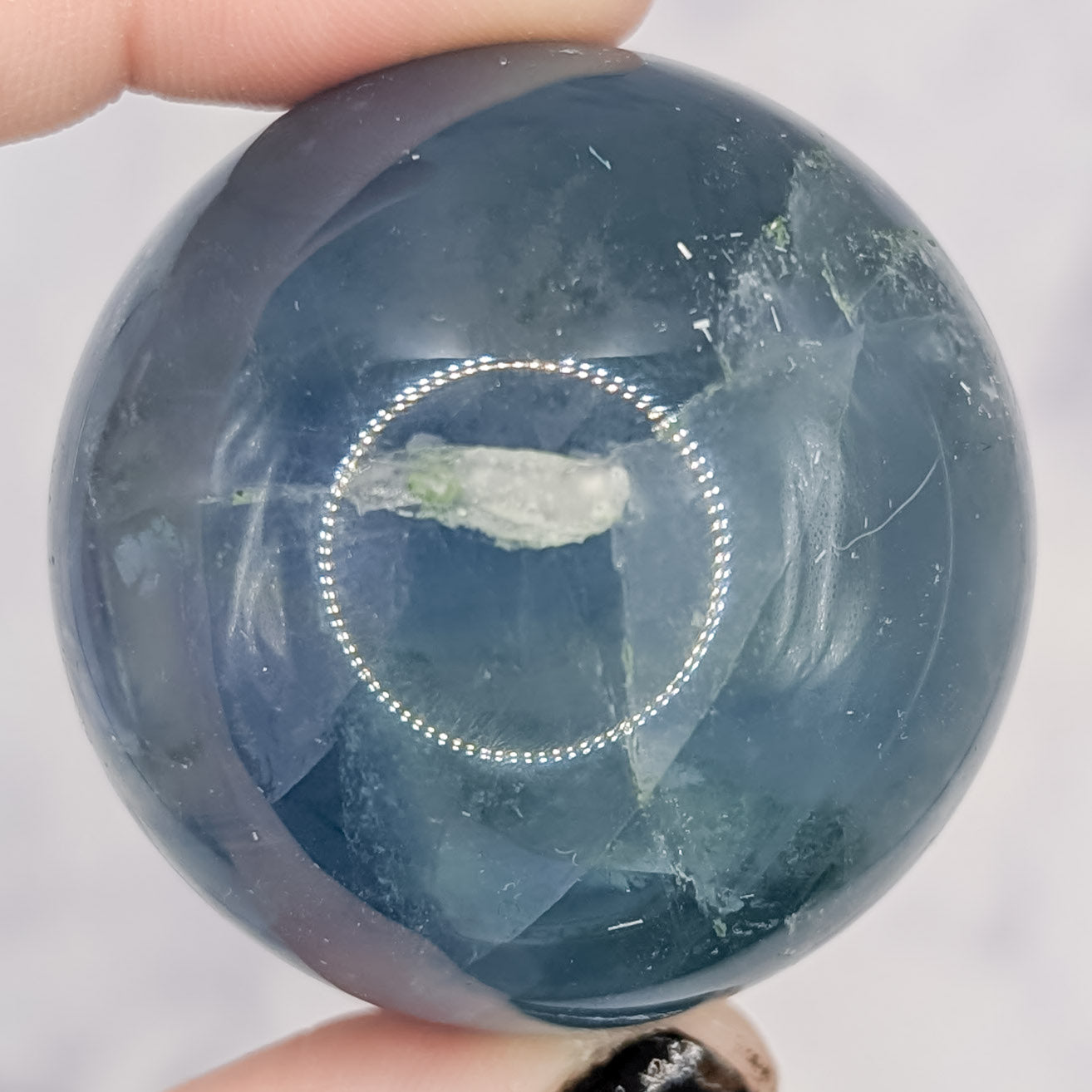 Blue Fluorite Sphere N30