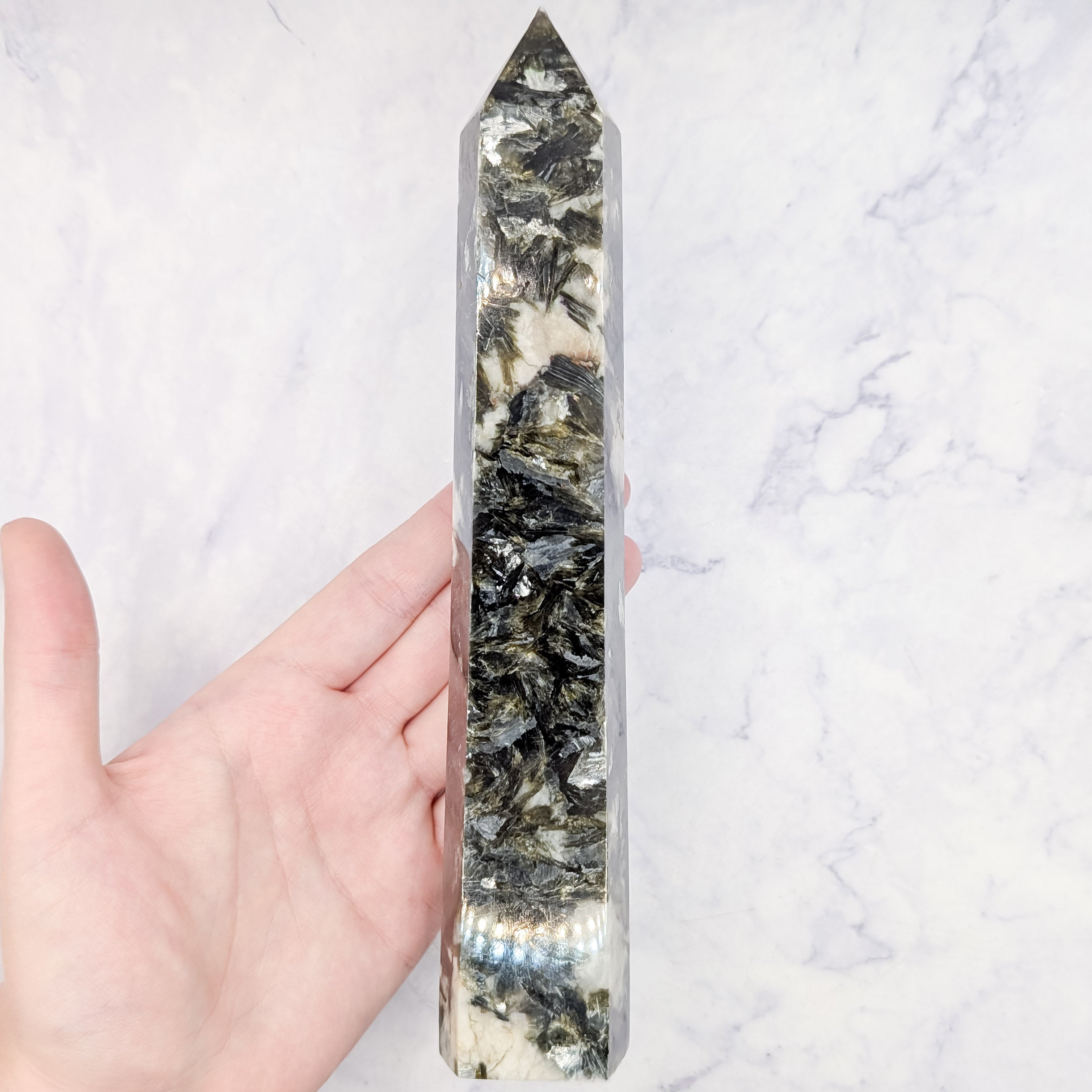 Green Mica Tower J129