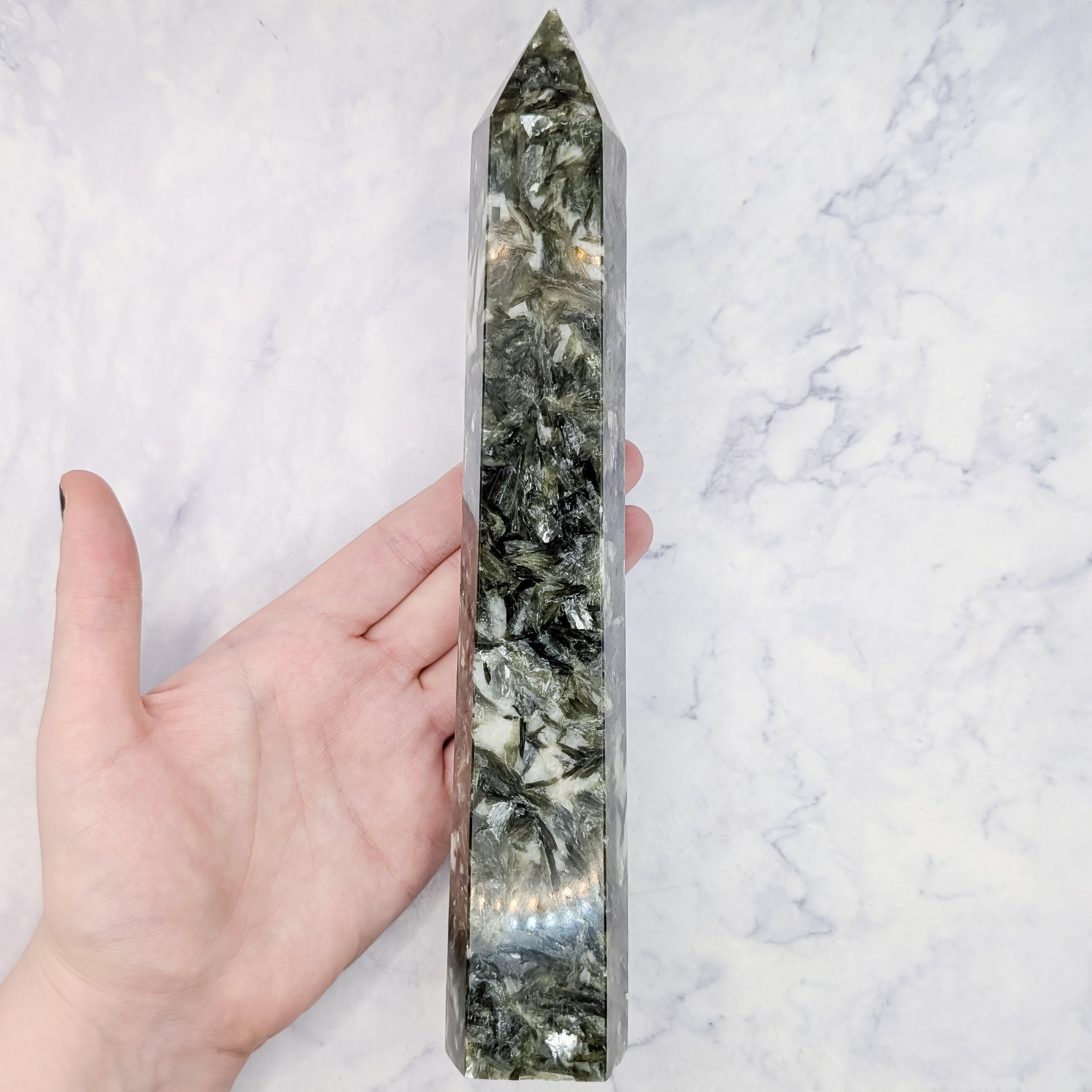 Green Mica Tower H164