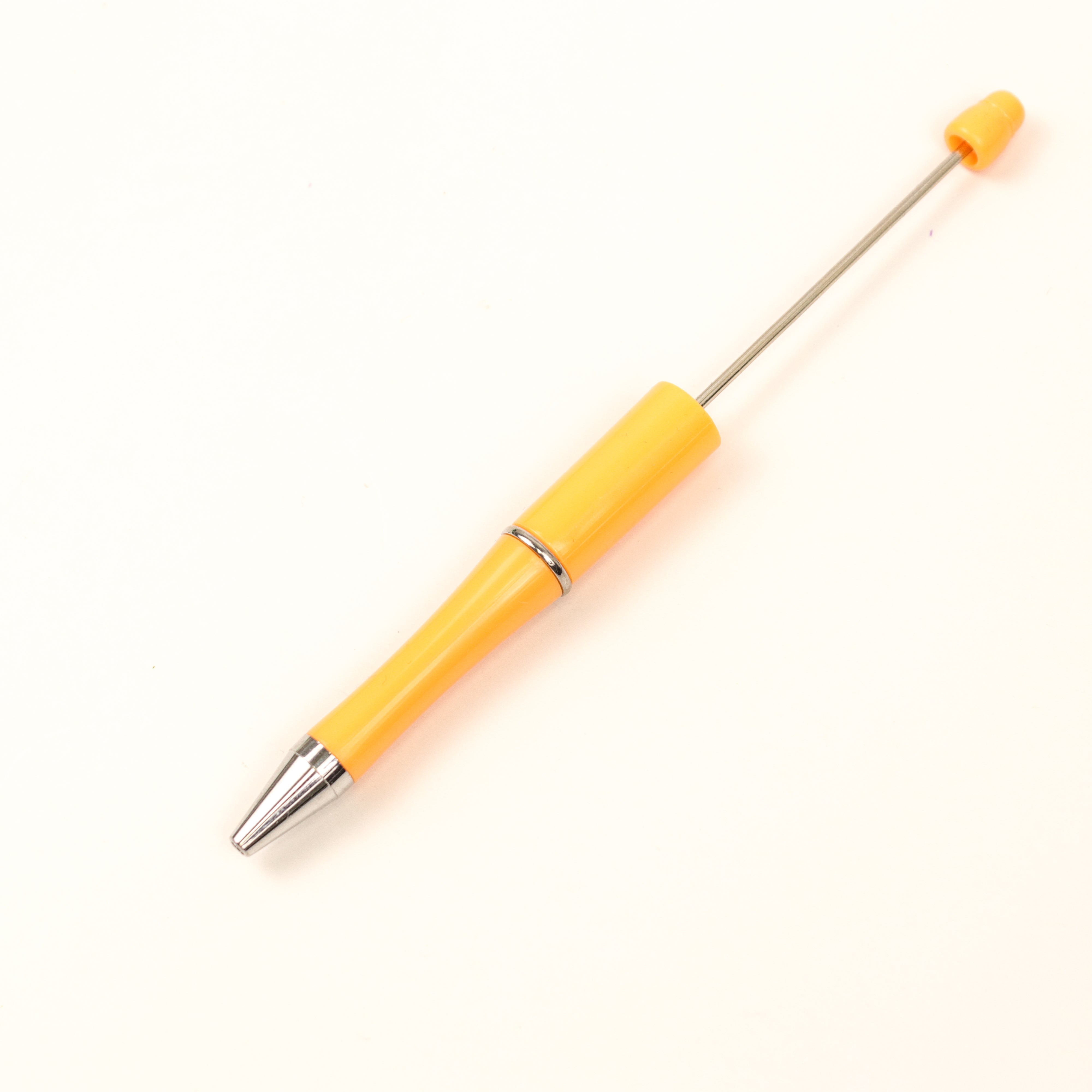 Orange-Yellow Beadable Pen $1.50