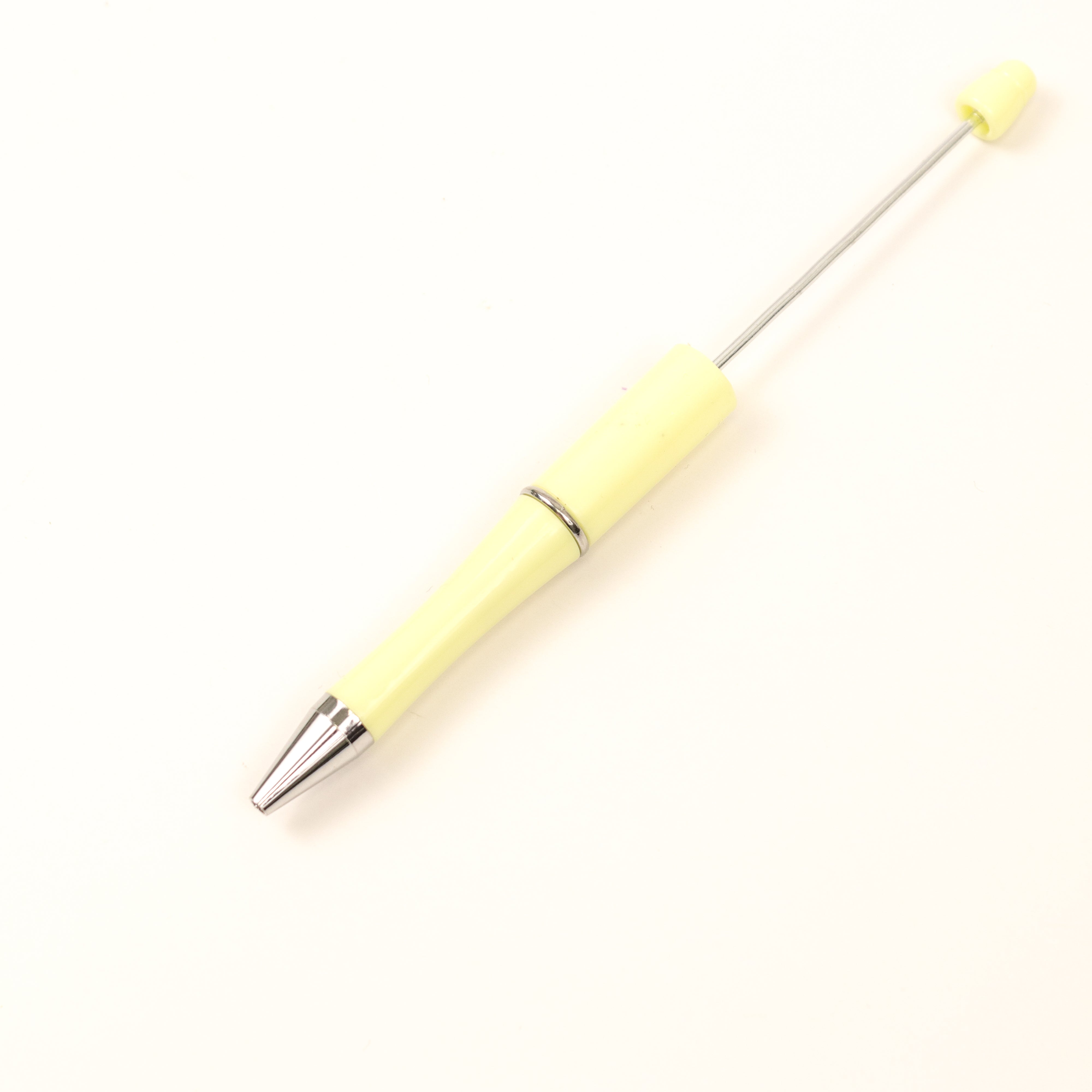 Pastel Yellow Beadable Pen $1.50