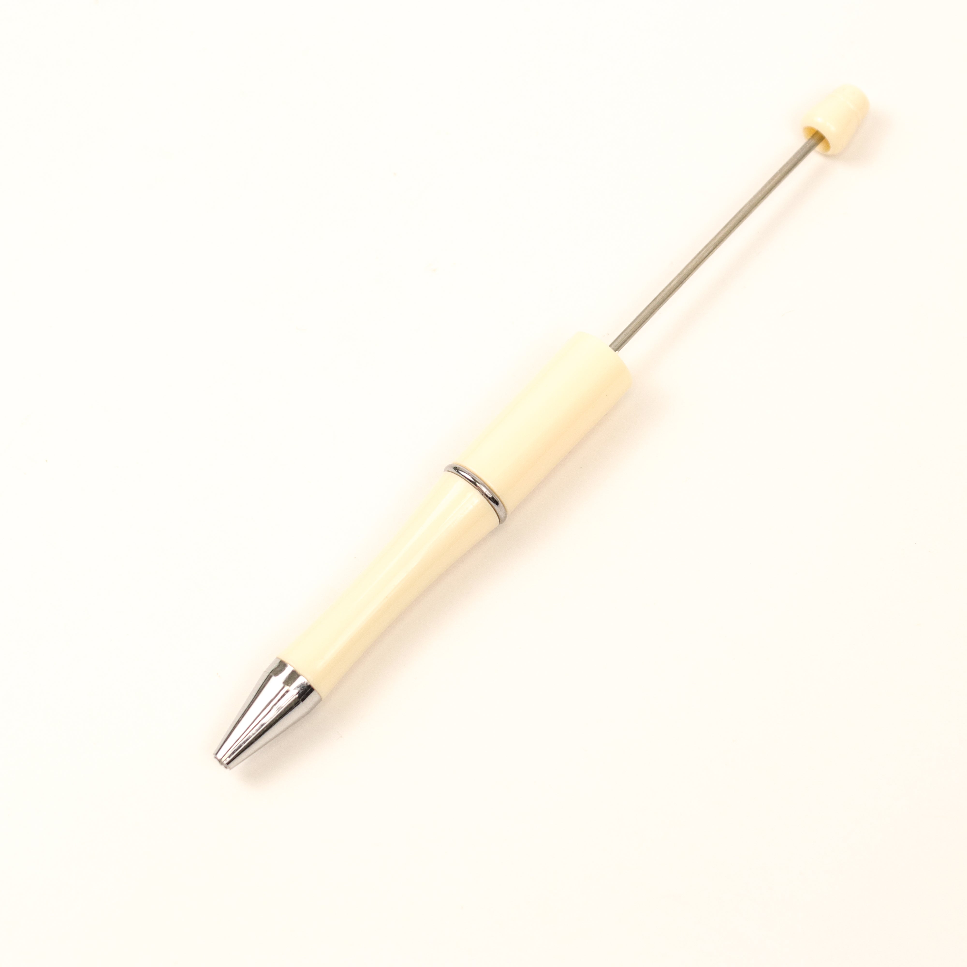 Light Beige Beadable Pen $1.50