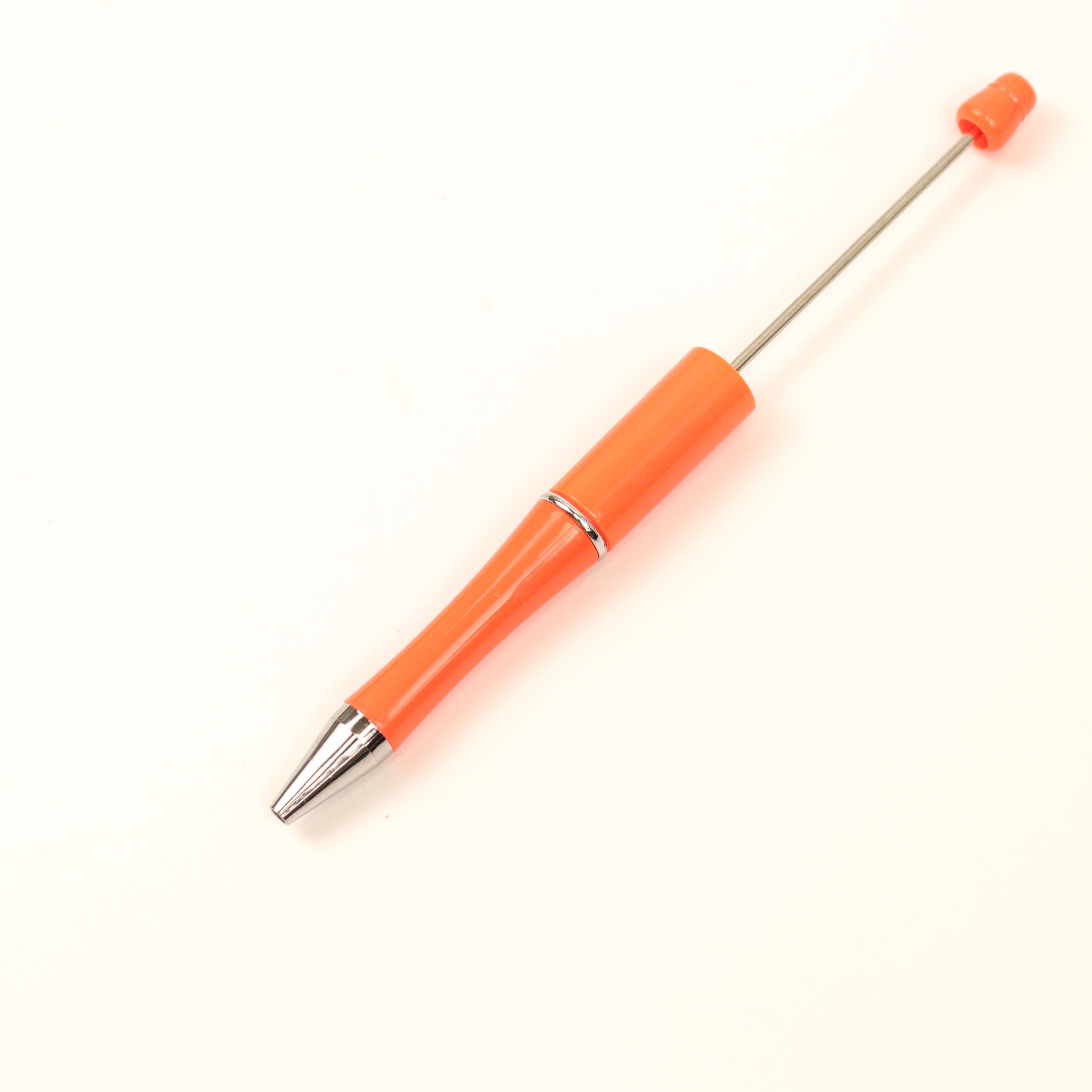 Bright Red/Orange Beadable Pen $1.50
