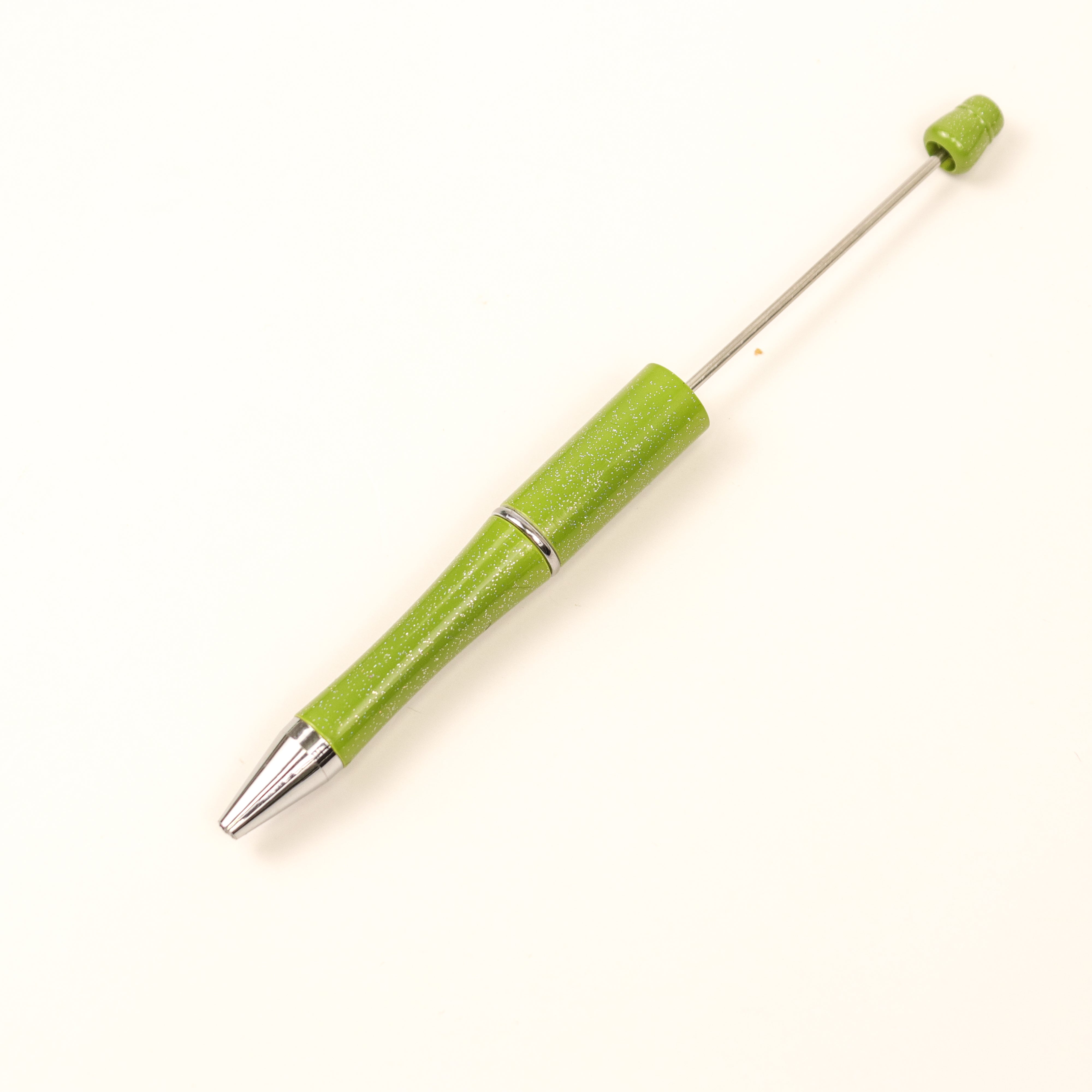 Grassy Green Glitter Beadable Pen $1.50
