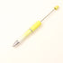 Yellow/White Glitter Beadable Pen $1.50