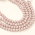 6mm Pastel Purple Faceted Crystal Rondelle Bead Half Strand $3.00