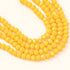 6mm Orange Faceted Crystal Rondelle Bead Half Strand $3.00