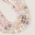 4mm Pink Faceted Crystal Cube Bead Half Strand $3.50