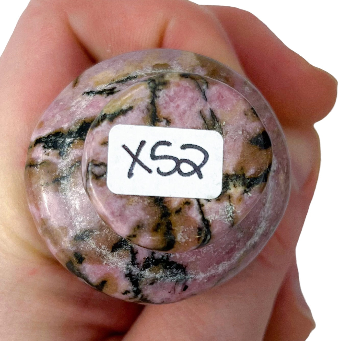 2.25 Inch Rhodonite Hamster Mushroom X52