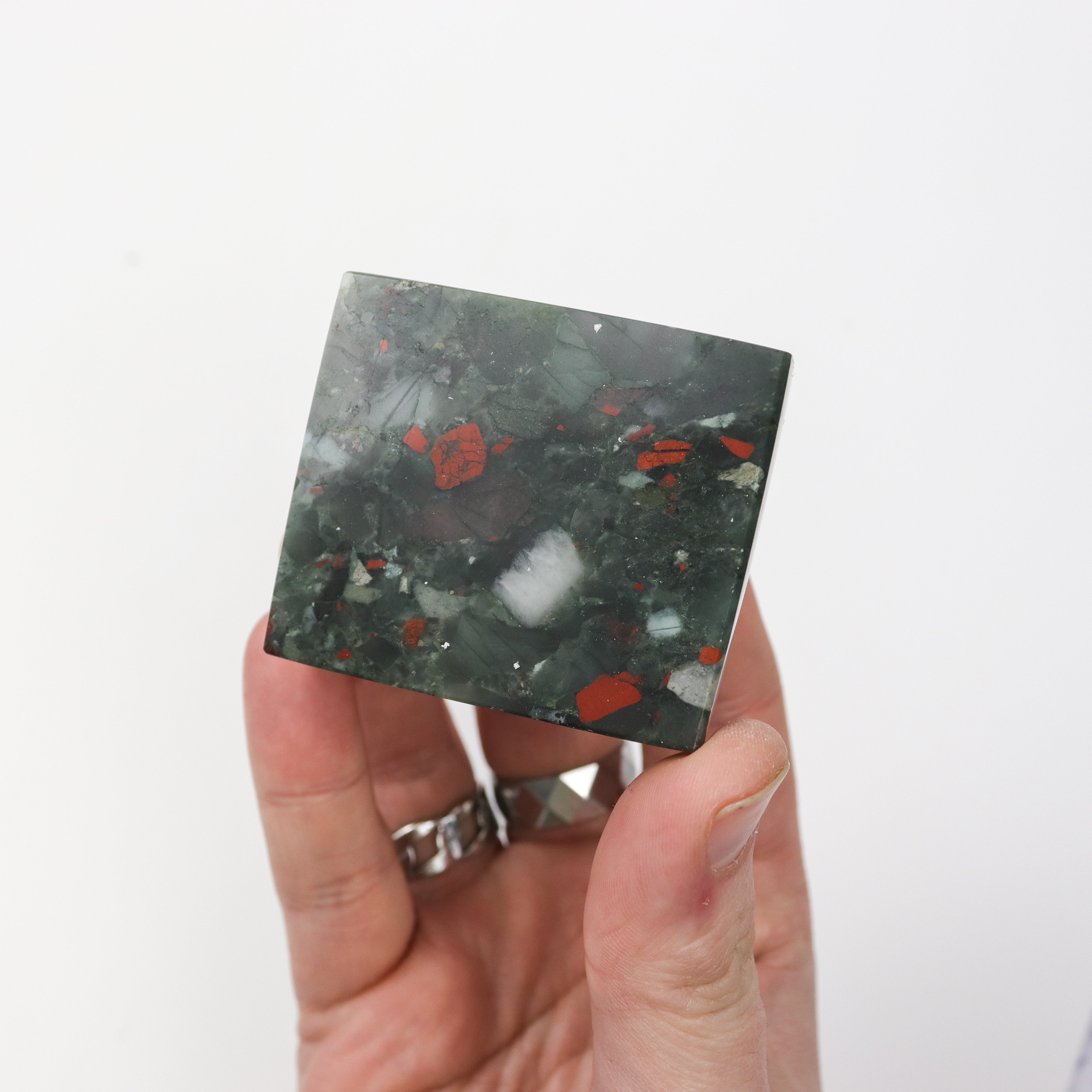 2.25 Inch Bloodstone Freeform B35