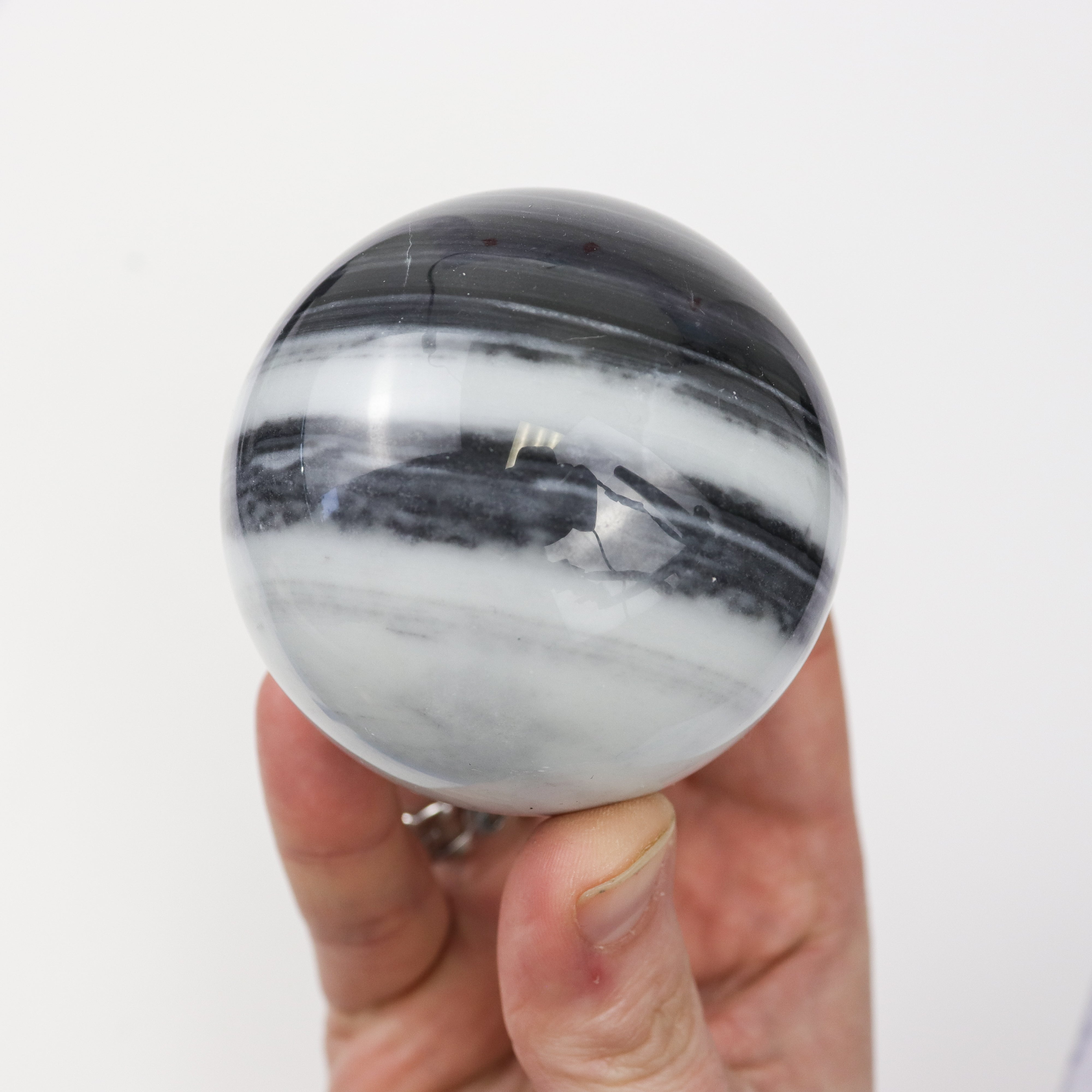 2.75 Inch Taiji Jade Sphere A64