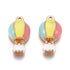 18mm Blue, Yellow, and Pink Hot Air Balloon Charm K2