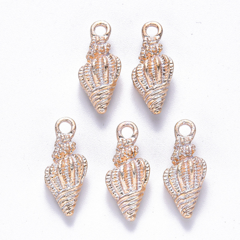 20mm Cream Spiral Shell Charm M2