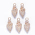 20mm Cream Spiral Shell Charm M2