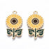 28mm Yellow Sunflower Charm Z2