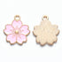 20mm Light Pink Sakura Flower Charm F15