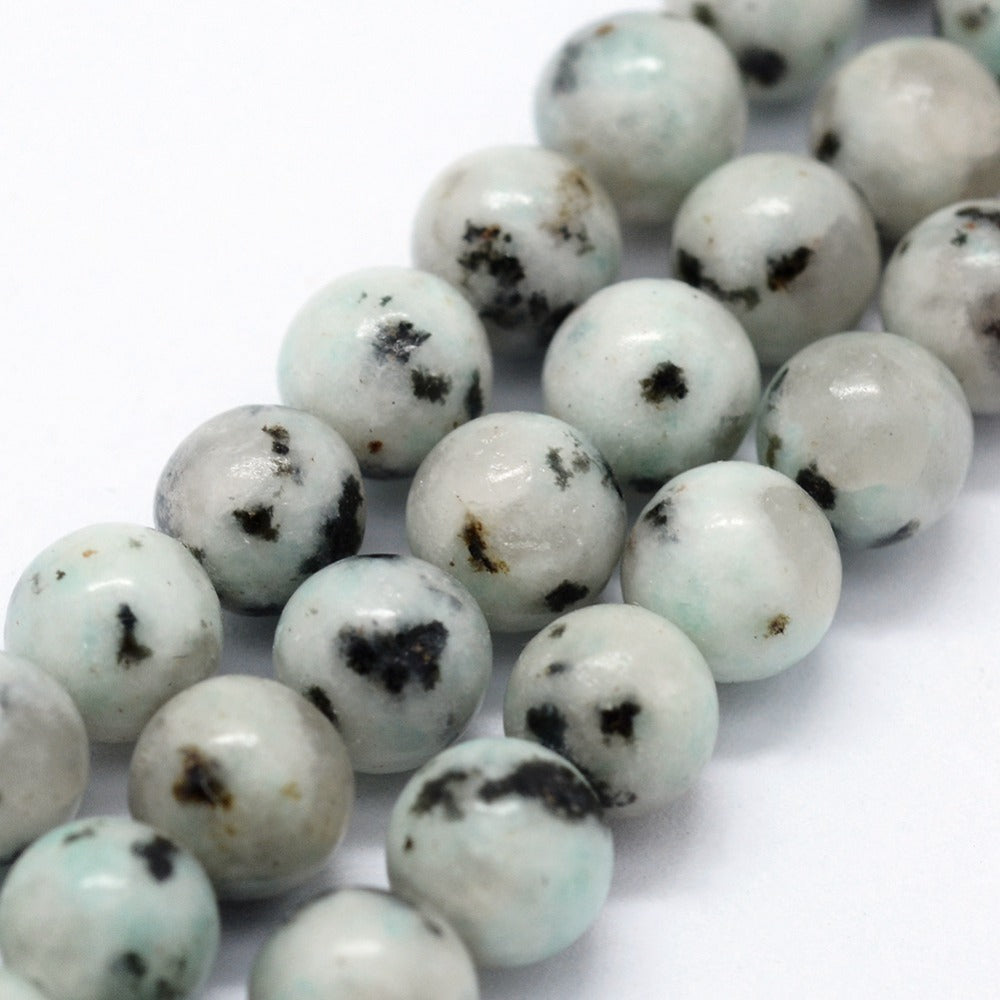 12mm Kiwi Jasper Bead Half Strand K10