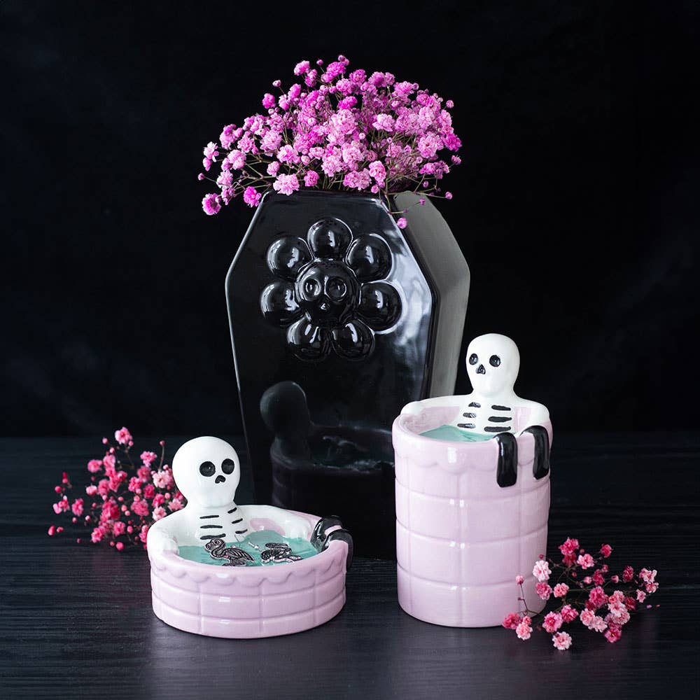 Gothic Coffin Flower Vase