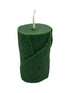 Green Leaf Beeswax Pillar Candle