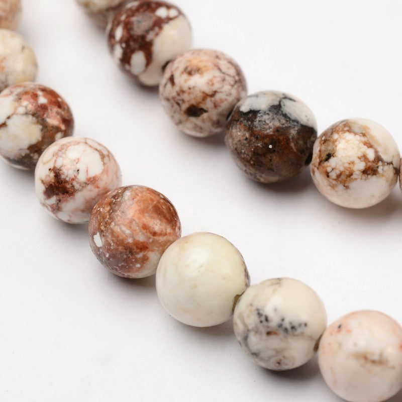 4mm Magnesite Bead Strand G12