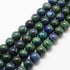 6mm Chrysocolla and Lapis Lazuli Bead Half Strand C15