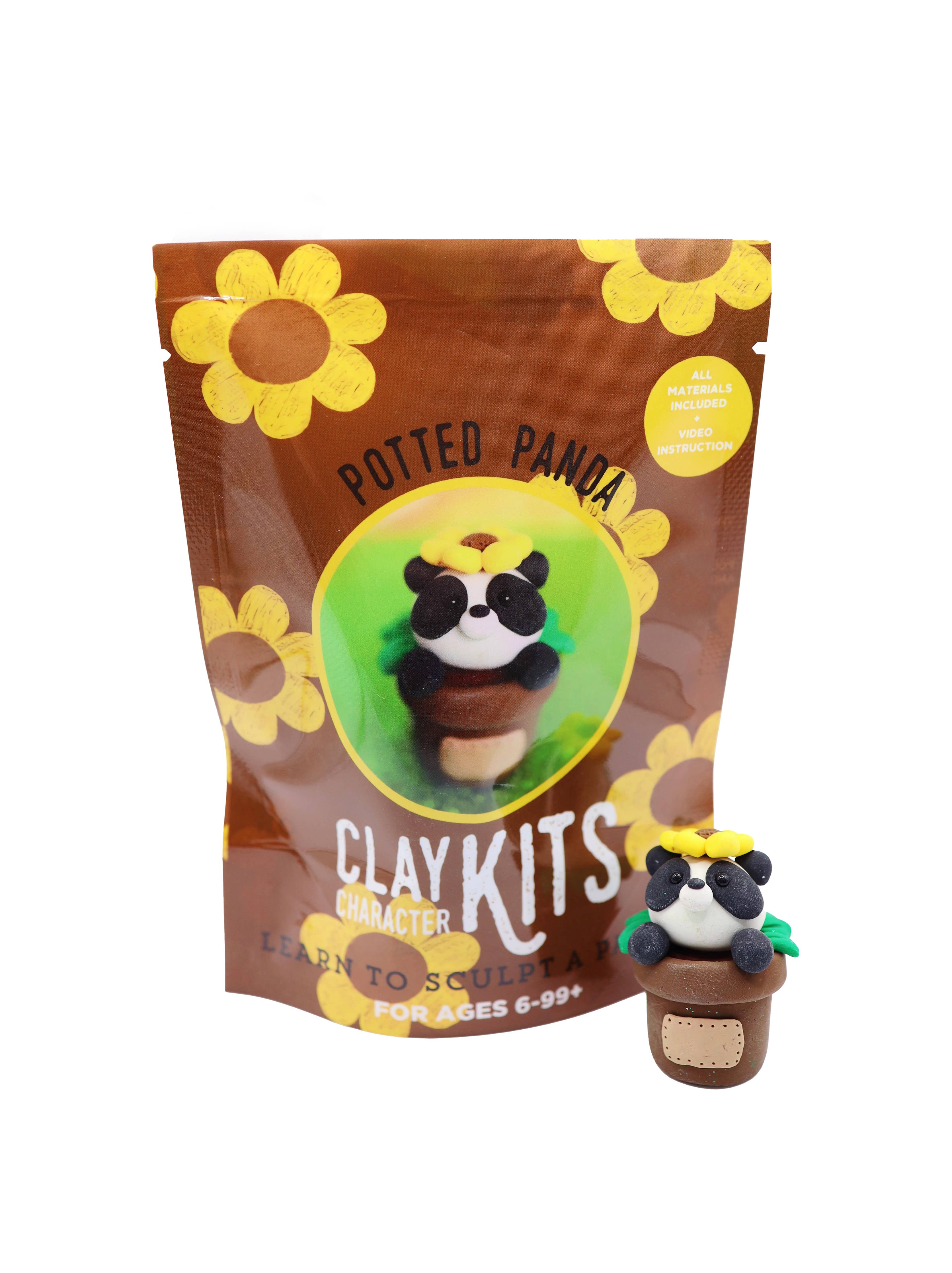 Potted Panda DIY Polymer Clay Kit
