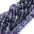 6mm Purple and Blue Fluorite Bead Half Strand B26