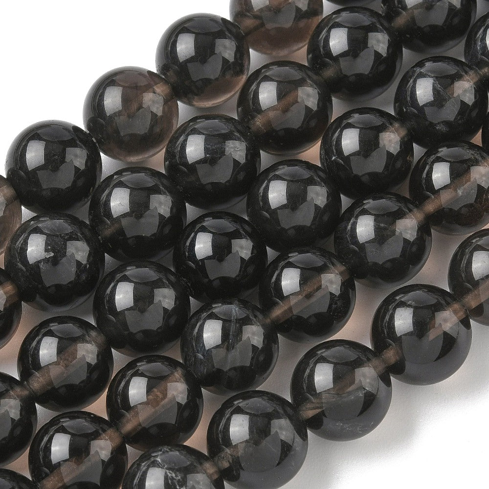 12mm Ice Obsidian Bead Half Strand B10