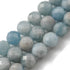 9mm Faceted Aquamarine Bead Third Strand Q20