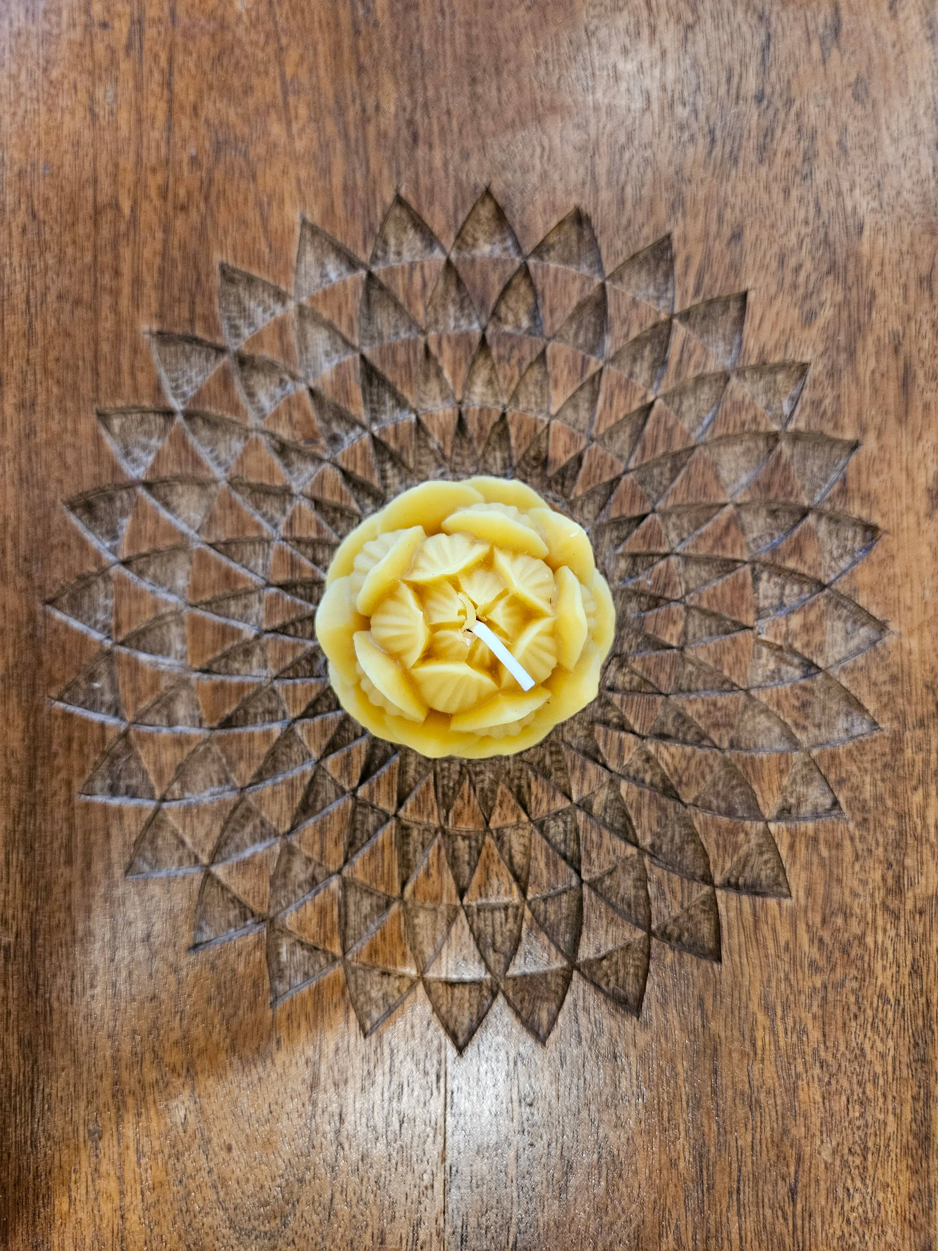 Lotus Beeswax Candle