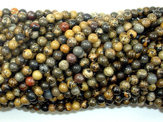 4mm Artistic Jasper Bead Strand J10