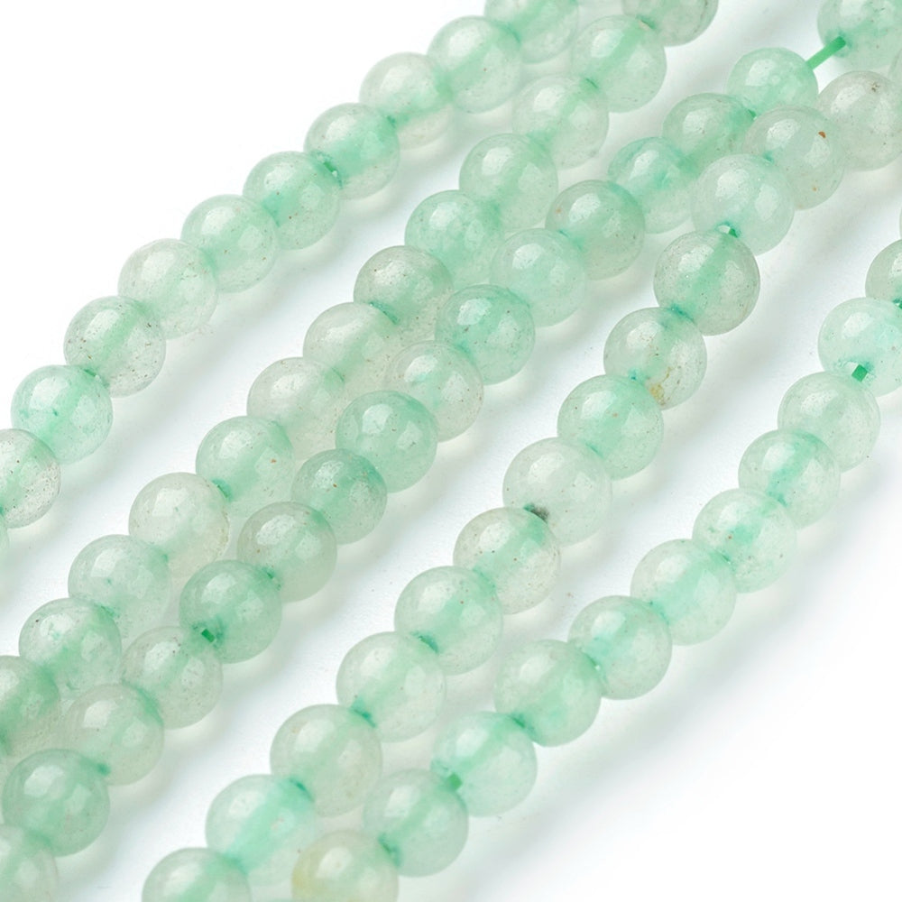 4mm Green Aventurine Bead Half Strand R4