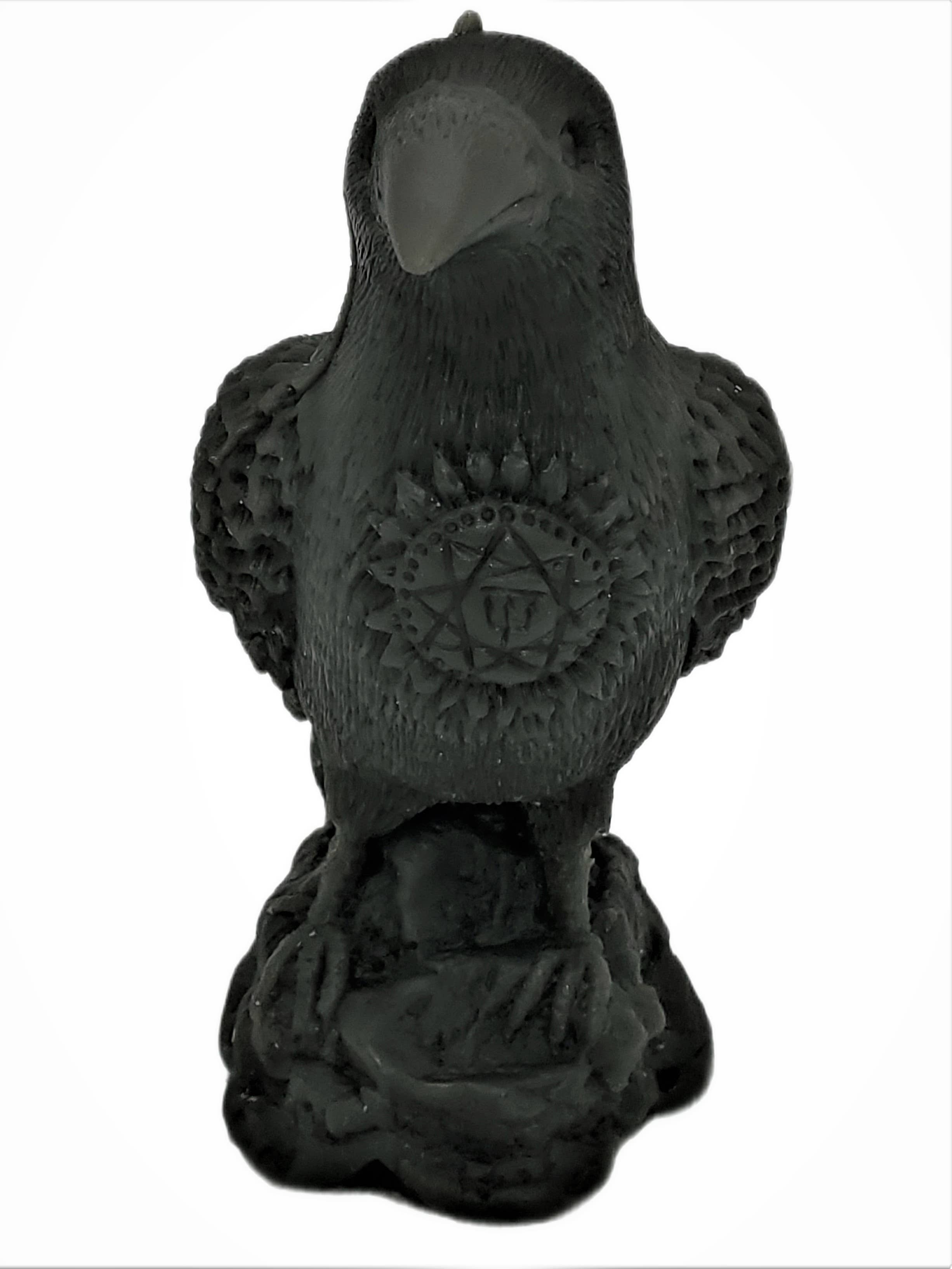 Raven Beeswax Pillar Candle
